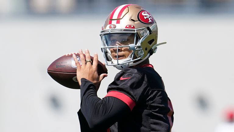 Trey Lance is set to start for the 49ers in the 2022 season  