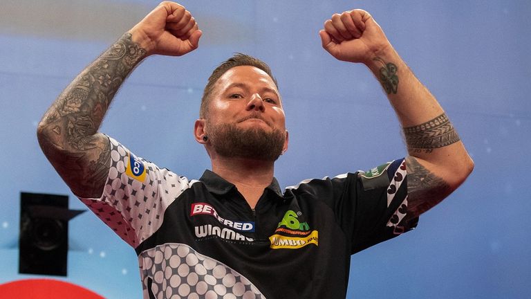 World Matchplay second round game between Danny Noppert and Daryl Gurney