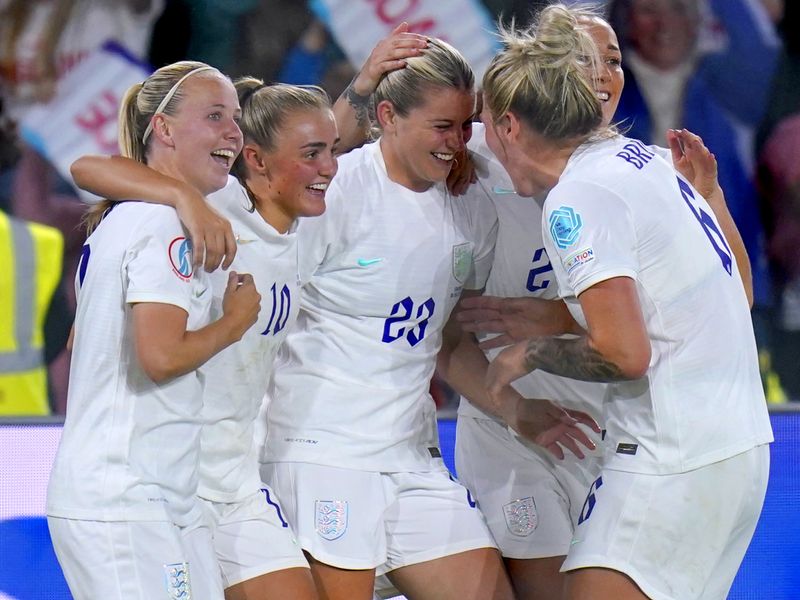 England's Alessia Russo scores goal vs. Australia in 86