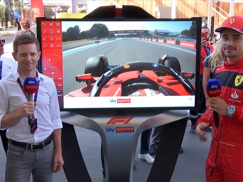 Anthony Davidson is joined at the SkyPad by Charles Leclerc to analyse his pole position at the French GP