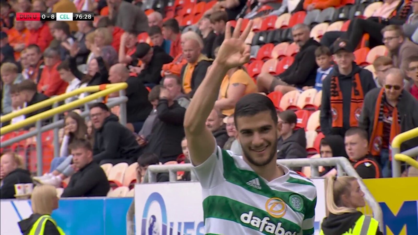 Liel Abada completes his hat-trick as Celtic go 8-0 up | Football News ...