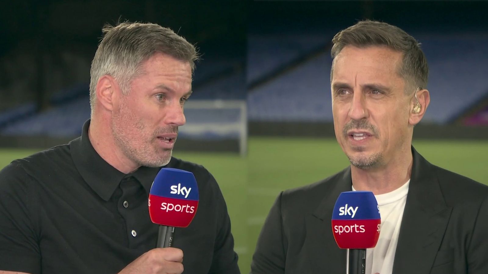 Man City formation in Liverpool defeat disputed by Gary Neville and Jamie Carragher