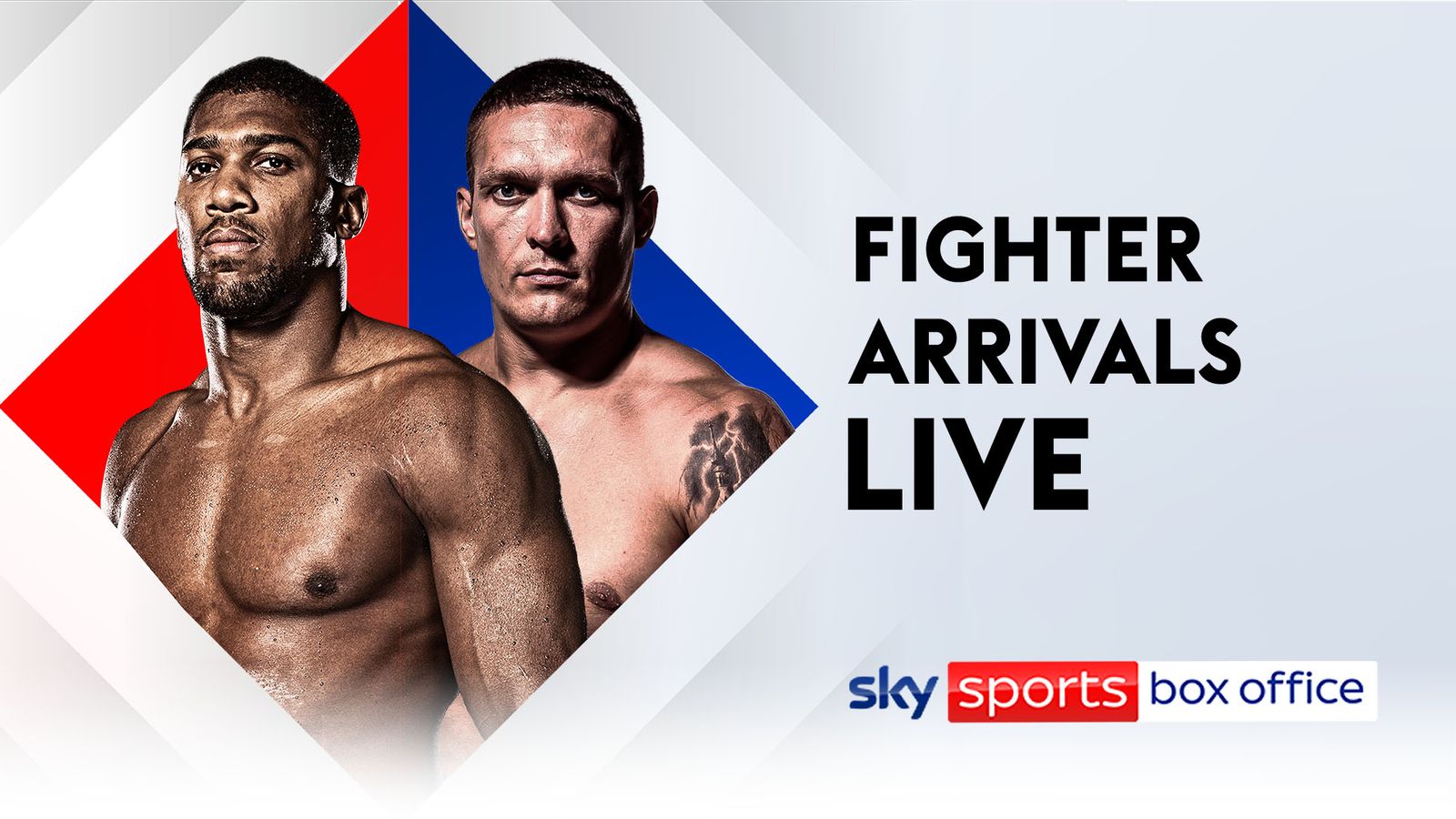 Oleksandr Usyk vs Anthony Joshua: Watch the live stream as the fighters make their grand arrivals from 4.30pm