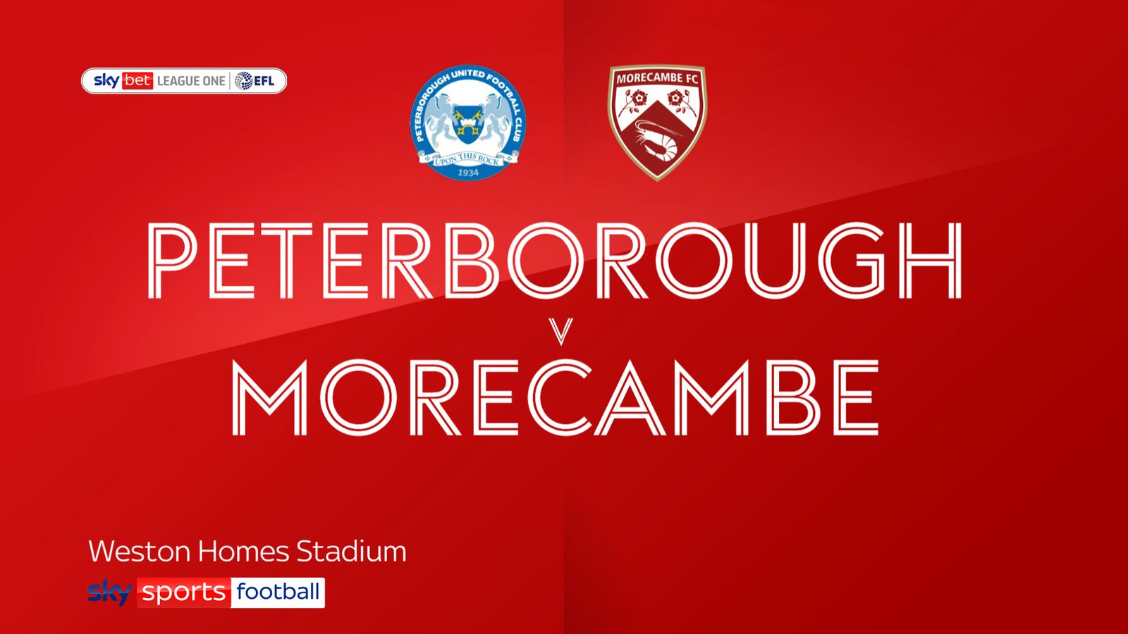 Match Preview  Peterborough United (H) - News - Morecambe