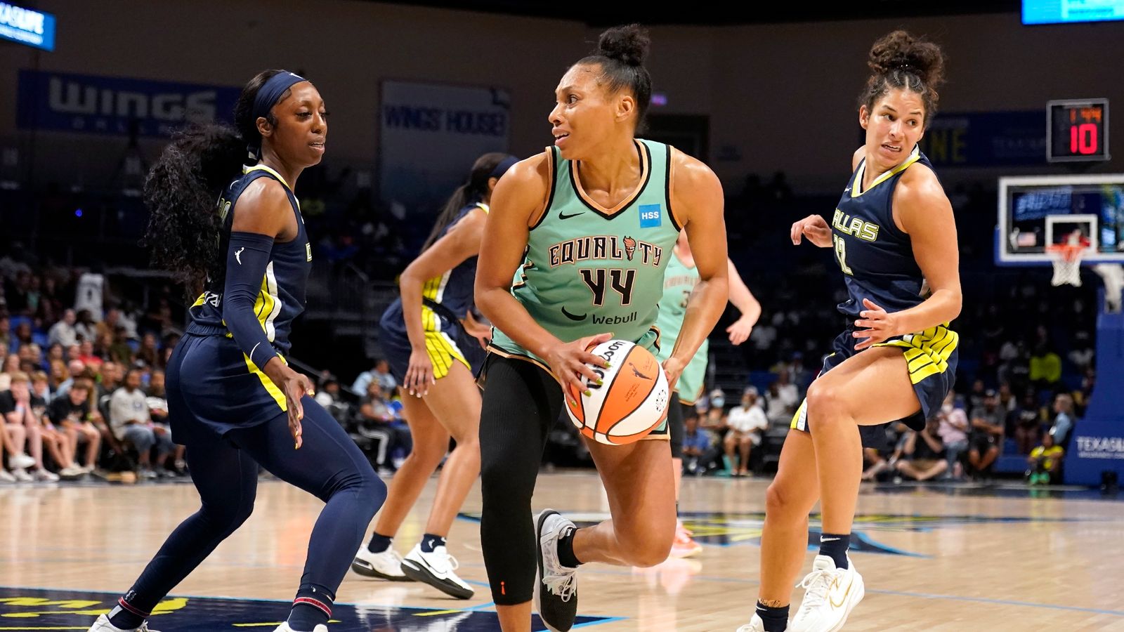 WNBA New York Liberty 9173 Dallas Wings NBA News Sky Sports