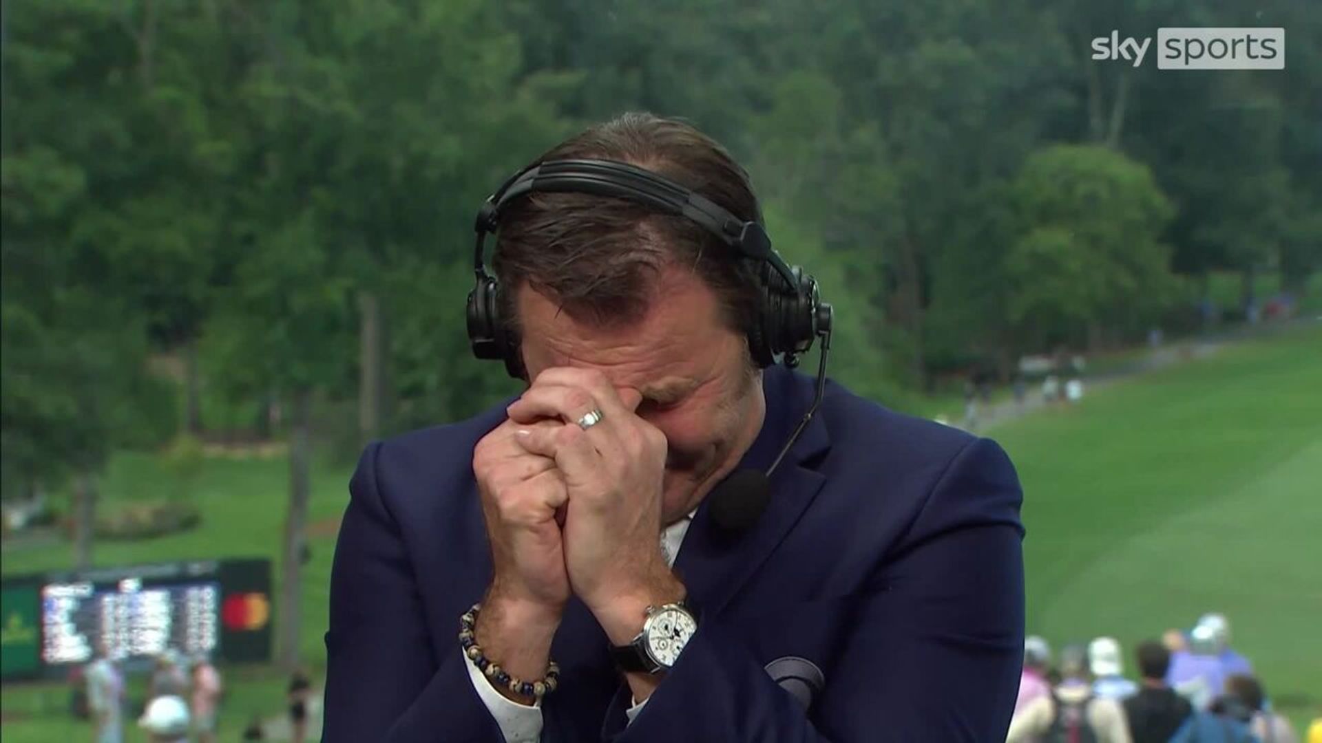 Emotional Faldo retires from broadcasting
