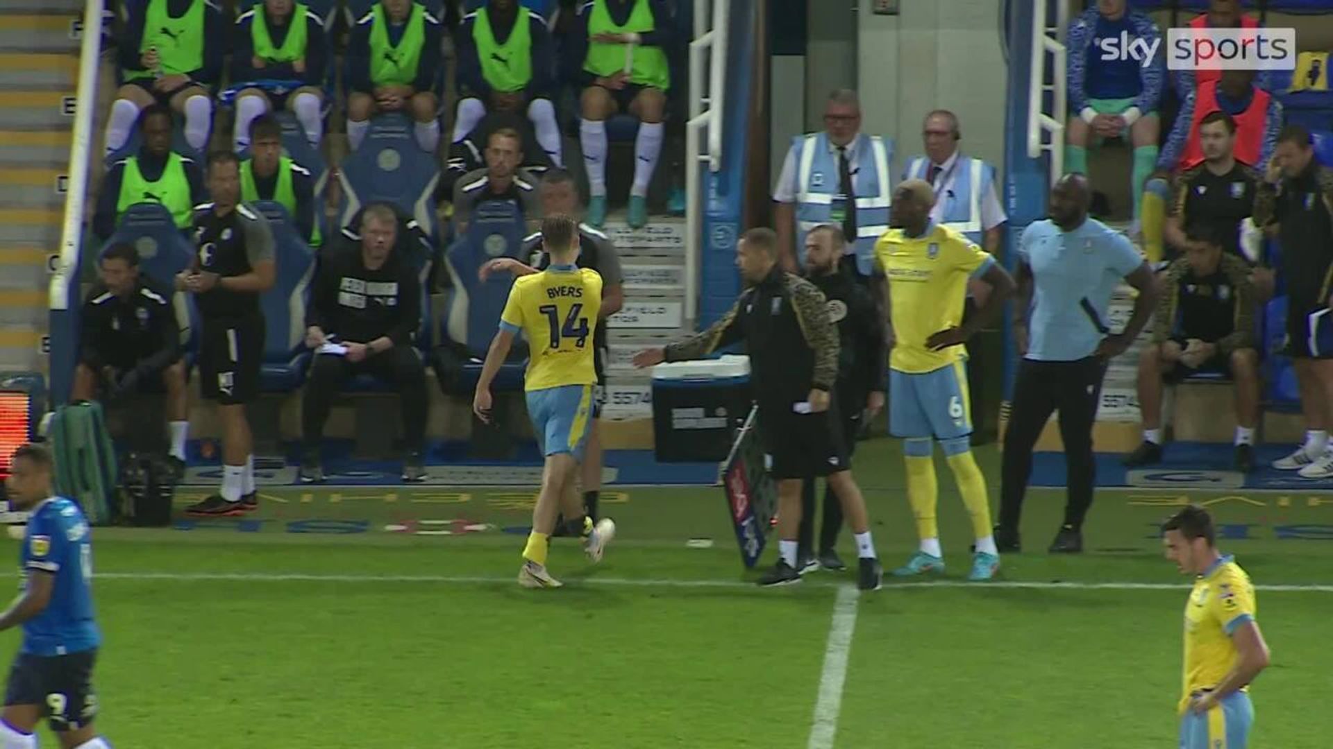 Oh dear! Early substitution sparks hilarious outburst