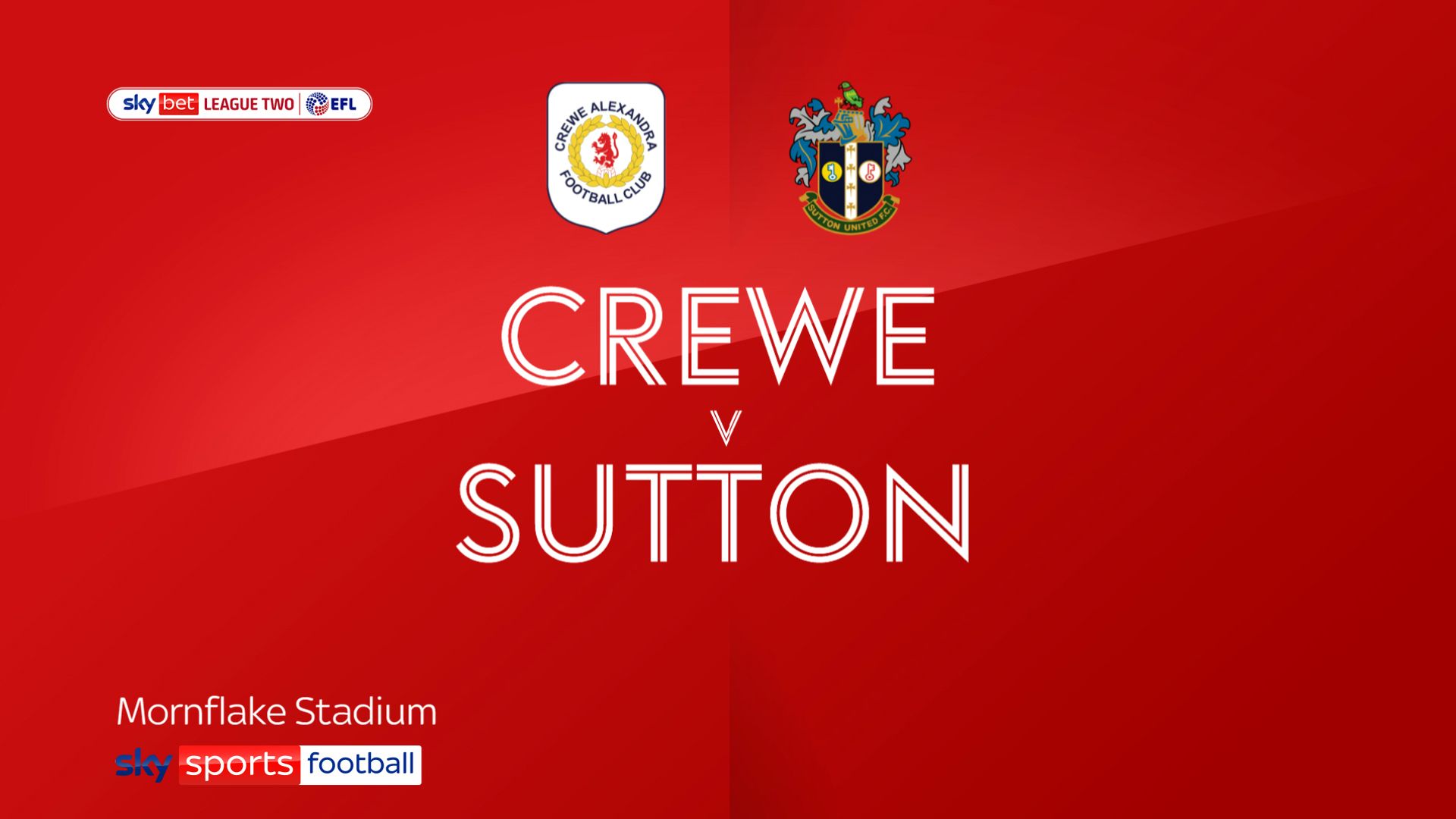 Crewe 1 – 0 Sutton United