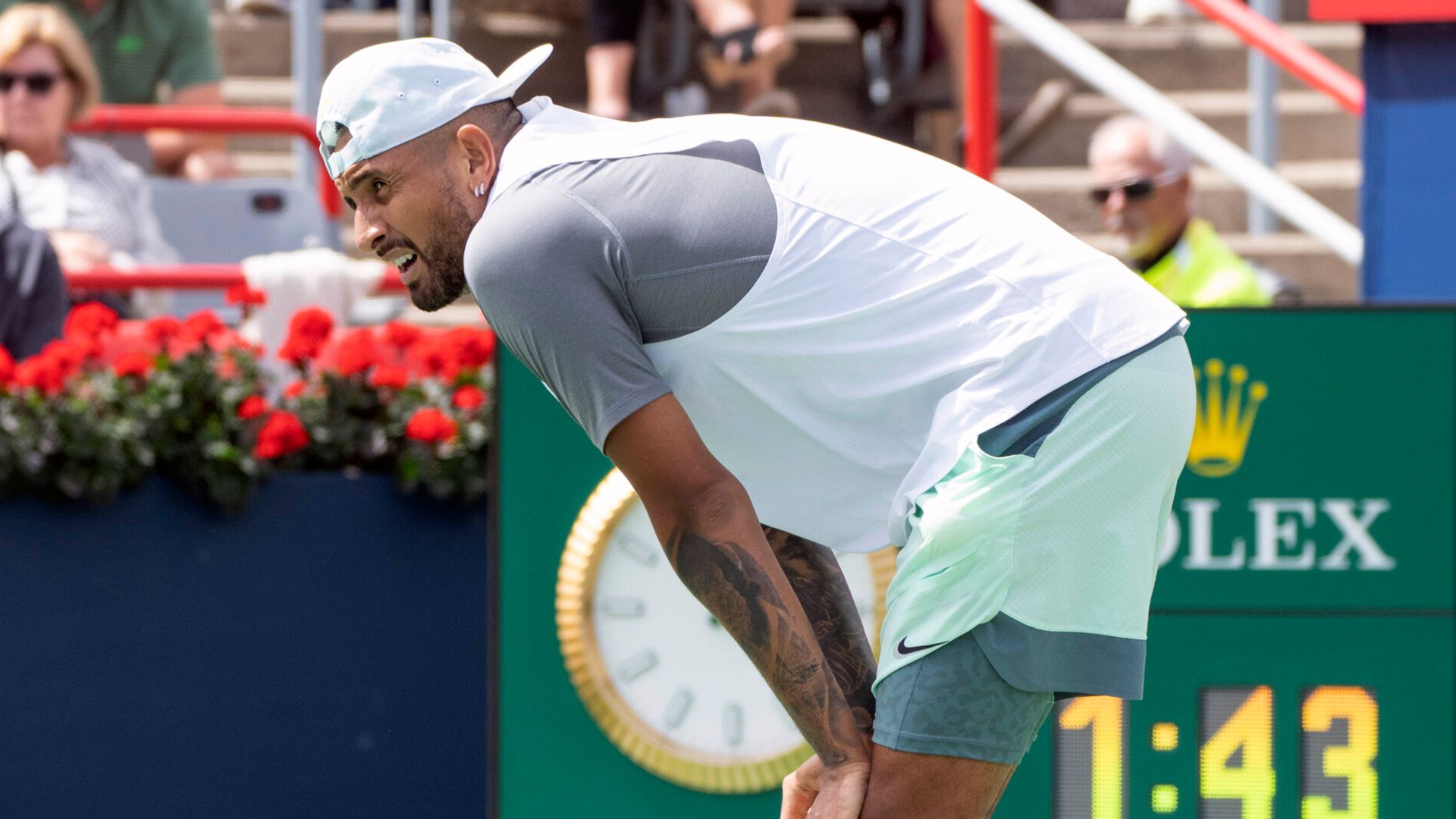 Kyrgios run ends in National Bank Open last eight