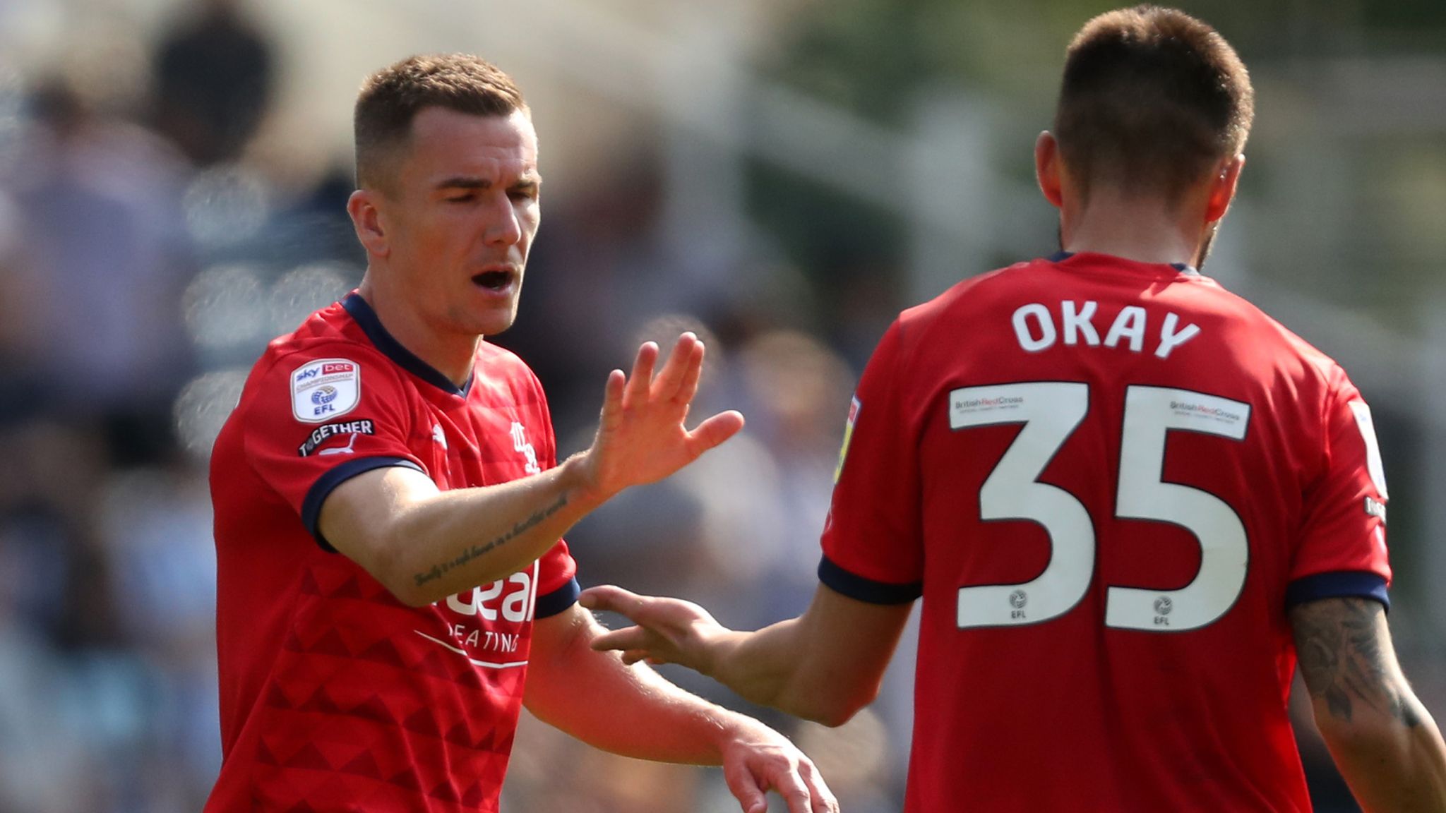 jed wallace: West Brom vs Millwall F.C: Jed Wallace returns to