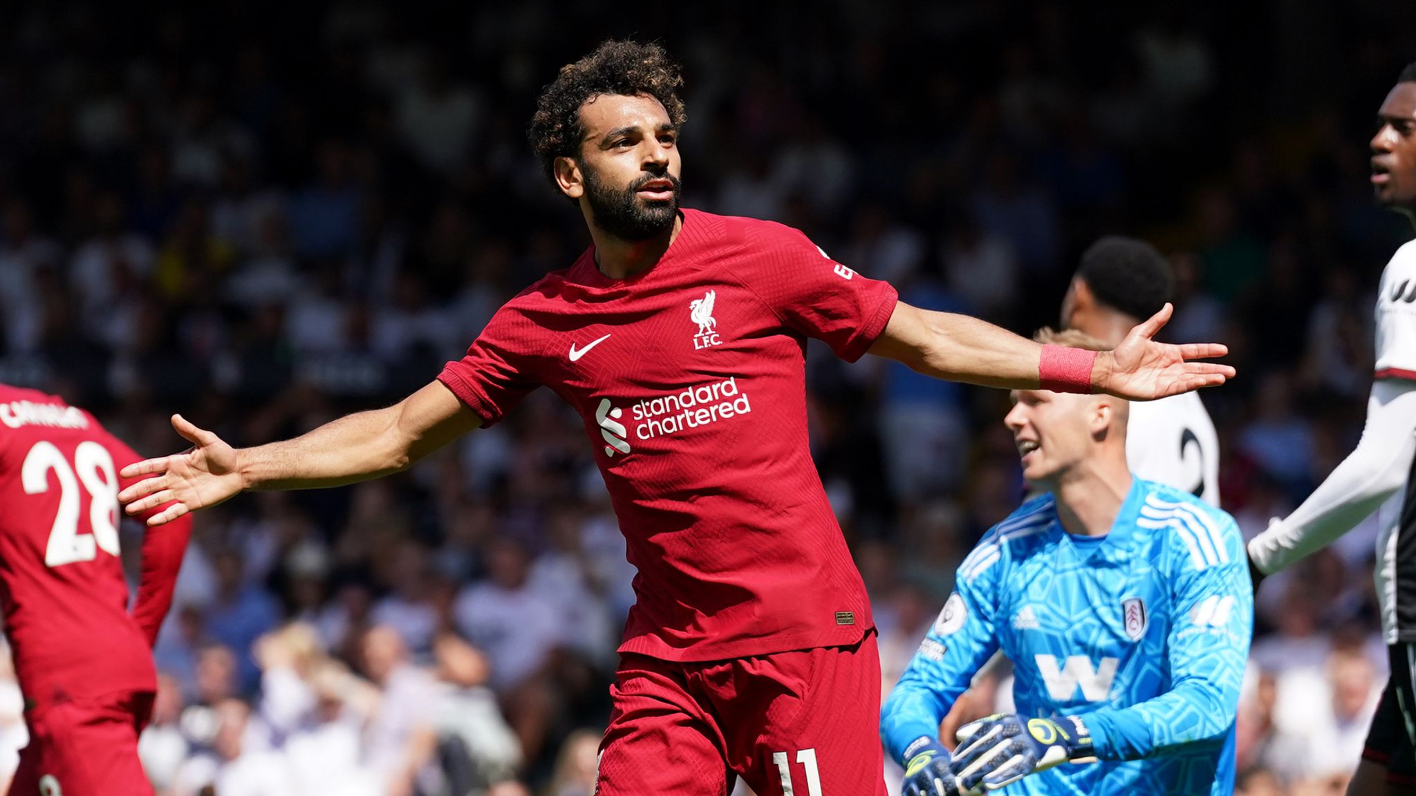 Fulham 2-2 Liverpool: Aleksandar Mitrovic scores twice but Mohamed rescues Reds with late equaliser Football News | Sky Sports