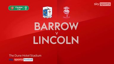 Barrow 2-2 Lincoln (1-3 Pens)