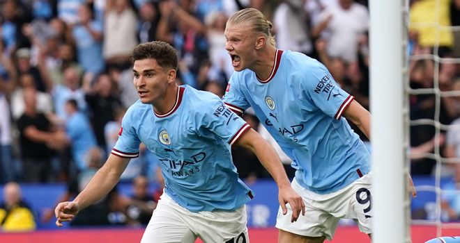 Pep Guardiola notes Julian Alvarez concern after he was 'needed' off bench  against Everton