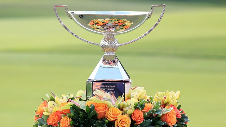 ATLANTA, GA - SEPTEMBER 05: The FedEx Cup trophy on the 18th green during the 4th and final round of the TOUR Championship on September 05, 2021 at the East Lake Club in Atlanta, Georgia.  (Photo by David J. Griffin/Icon Sportswire)