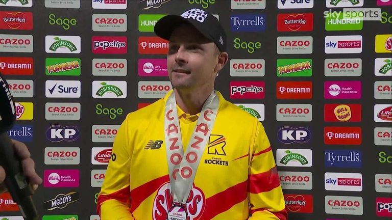 Trent Rockets' Colin Munro says that having such an experienced team will give them a chance of winning The Hundred after he helped his side to a convincing victory against London Spirit.