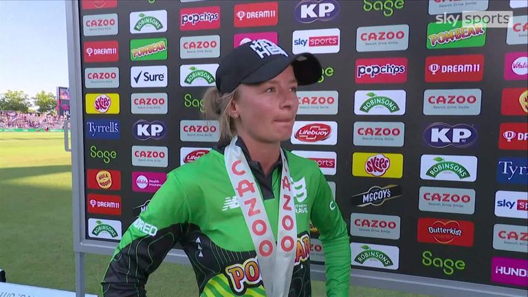 Danni Wyatt says it was her responsibility to be 'brave and fearless' as she scored 65 runs from just 34 deliveries in Southern Brave's victory