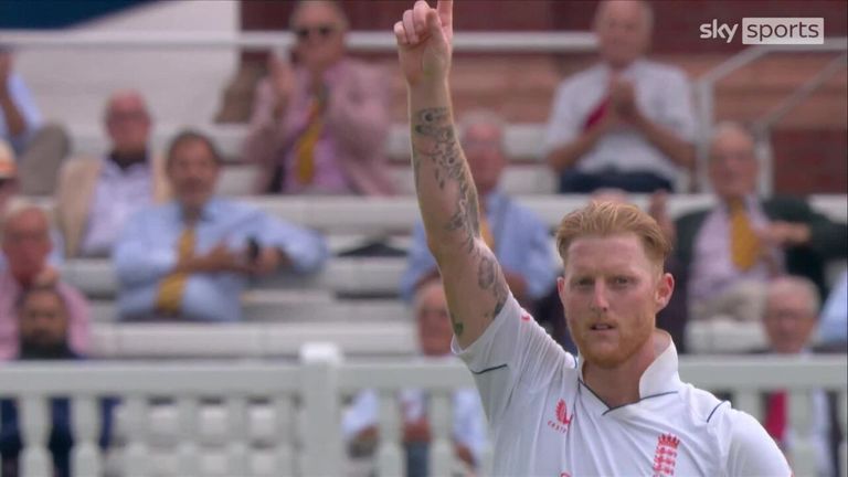 Ben Stokes' brilliant bouncer accounted for South Africa opener Sarel Erwee in the first Test