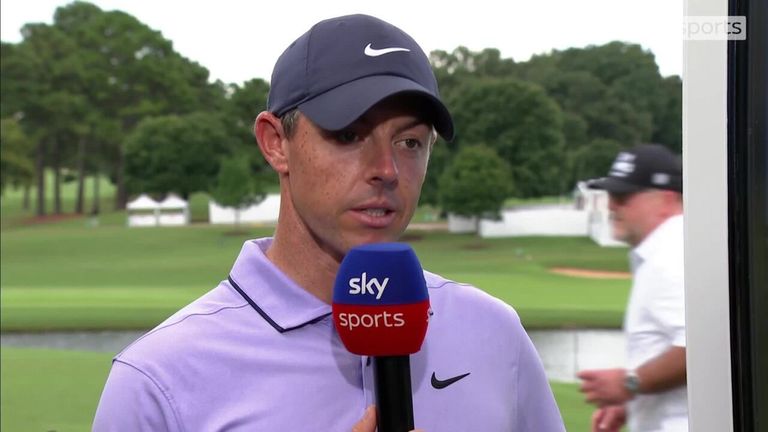 Rory McIlroy says day one of this year's Tour Championship was the strangest six holes of his life after a terrible start