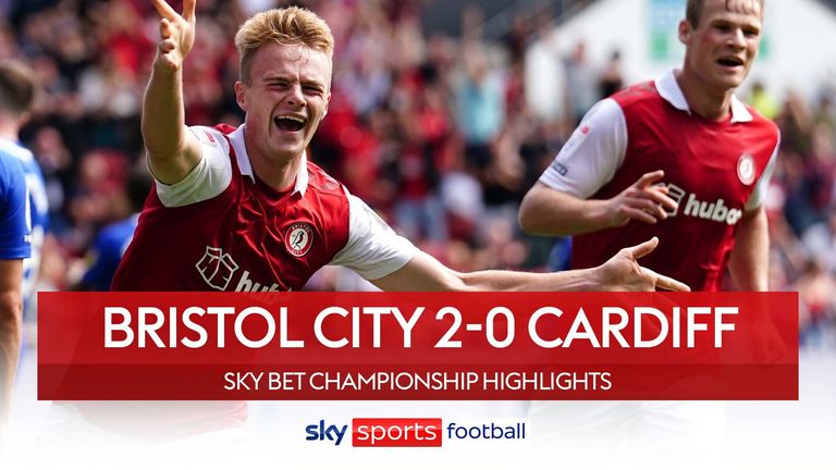 Bristol City 2-0 Cardiff: Tommy Conway and Rob Atkinson score as Robins ...