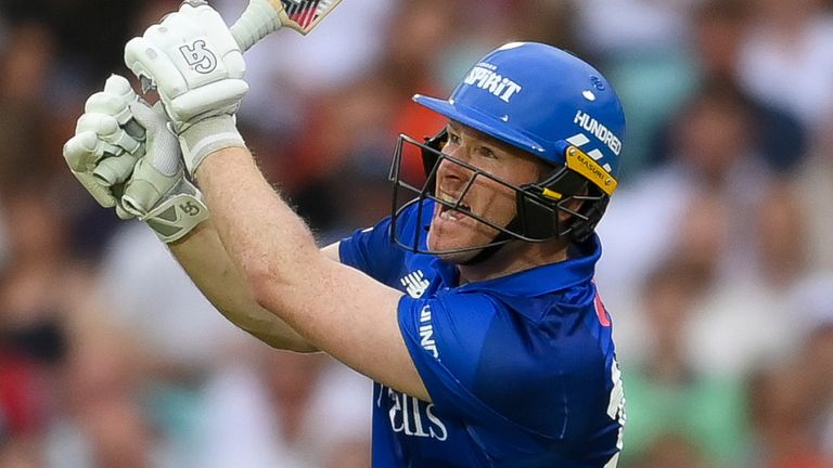 Eoin Morgan top-scored for London Spirit with 47 from 29 balls