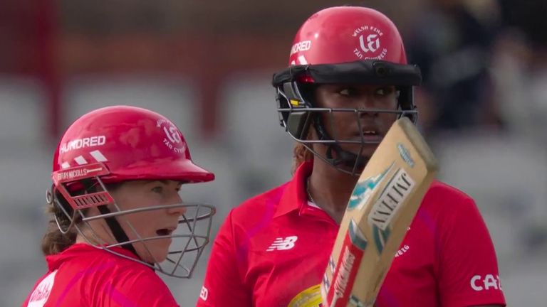 Tammy Beaumont and Hayley Matthews shared a century stand in Fire's defeat to Originals