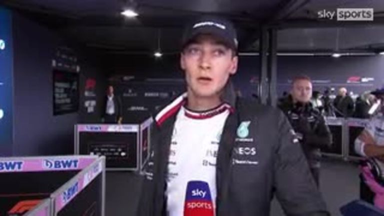 George Russell reflects on a disappointing qualifying for Mercedes as he clocked the eight-fastest time at the Belgian Grand Prix.