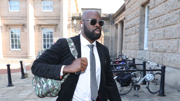 Louis Saha Matturie, 40, arrives at Chester Crown Court where he is accused of eight counts of rape and four counts of sexual assault, relating to eight young women. Picture date: Tuesday August 30, 2022.

