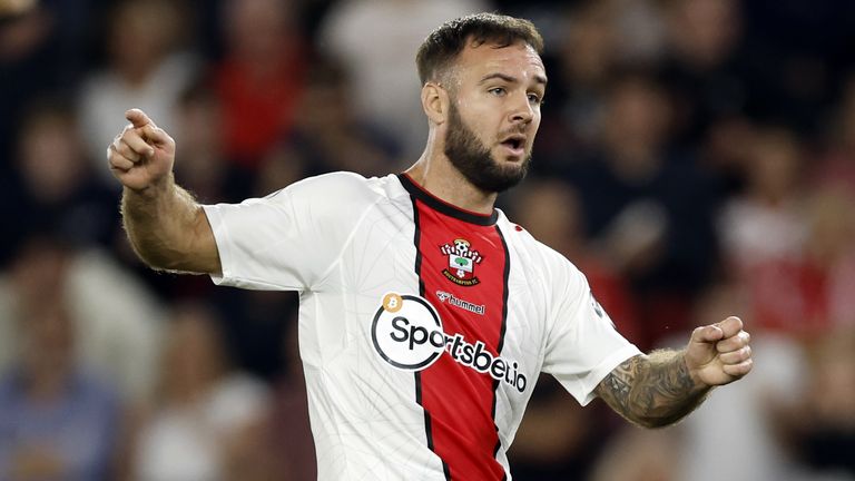 Adam Armstrong fires Southampton ahead against Chelsea