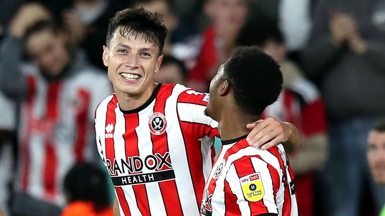 Anel Ahmedhodzic scored one and made another in a man-of-the-match performance for Sheffield United