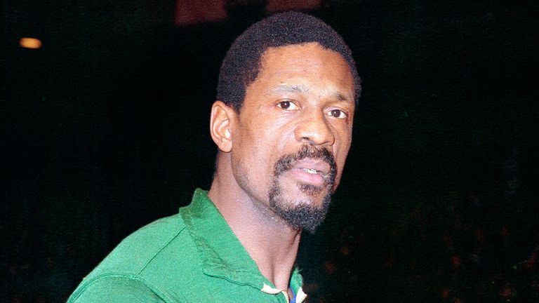 Bill Russell of the Boston Celtics in 1968 after his death at age 88