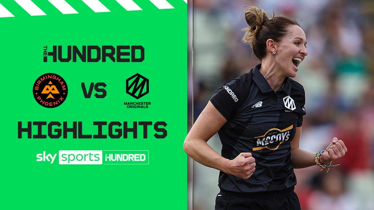Birmingham Phoenix v Manchester Originals highlights