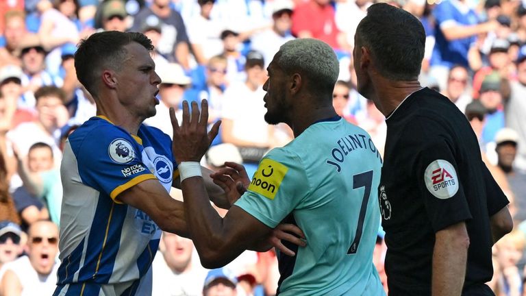 Joelinton squares up to Solly March