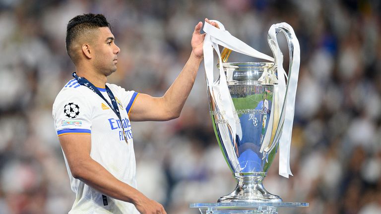 Casemiro ha vinto la Champions League con il Real Madrid la scorsa stagione