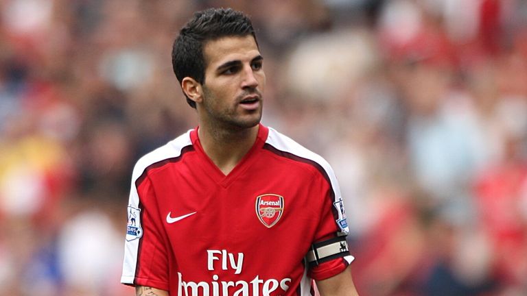 Fabregas started his Premier League career with Arsenal, where he spent eights seasons