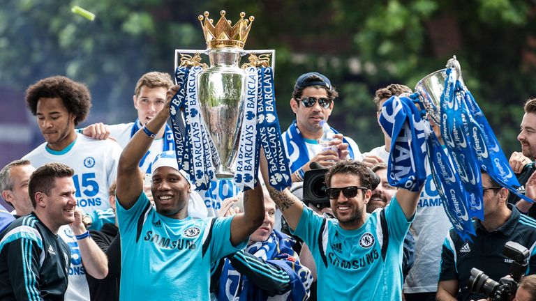 Cesc Fabregas won two Premier League titles during his five-year spell at Chelsea