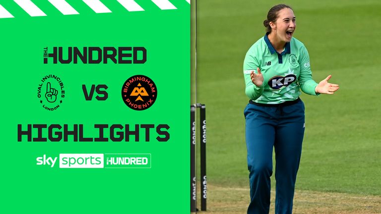 Highlights of The Hundred match between Oval Invincibles and Birmingham Phoenix