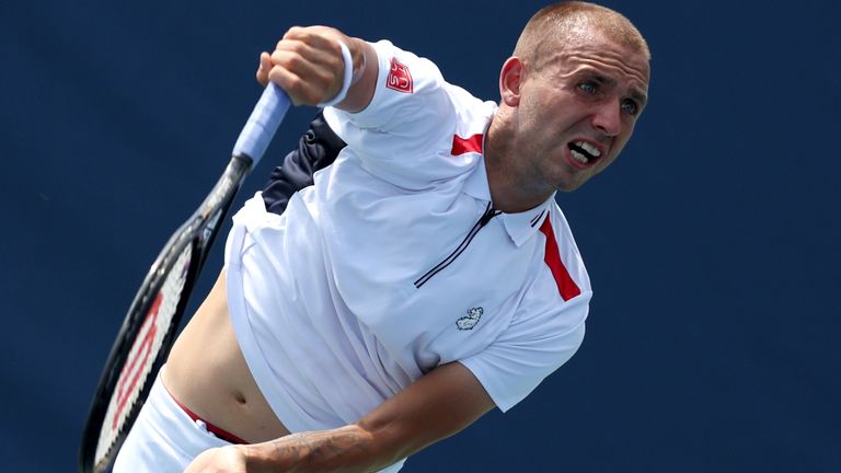 Dan Evans thrashed fellow Brit Kyle Edmund in the Citi Open second round