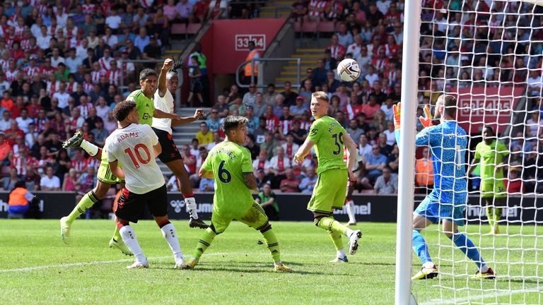David de Gea produced a fine save to deny Joe Aribo from equalising for Southampton in the second half