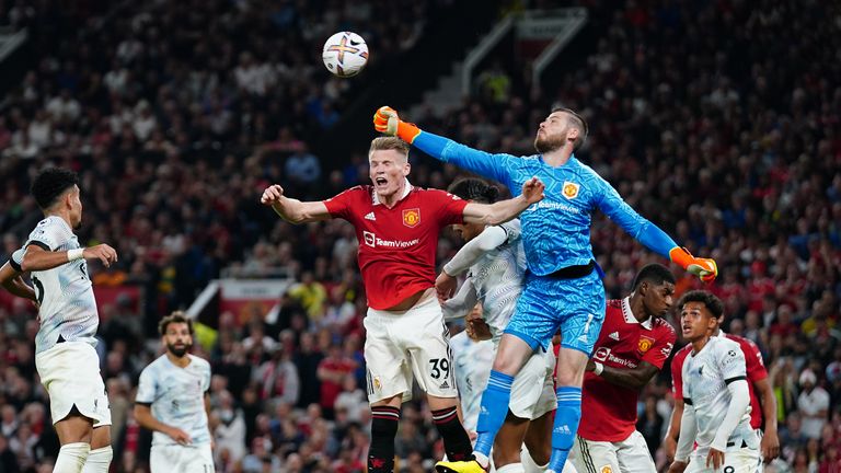 De Gea was relatively calm at Old Trafford