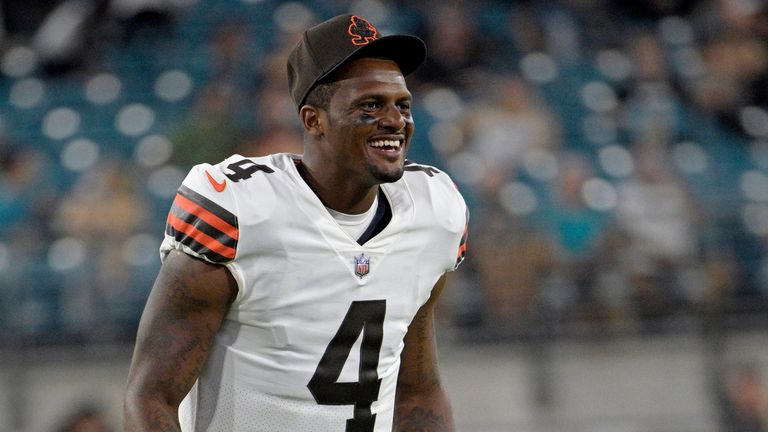 Browns' Deshaun Watson wins his home debut in low-scoring game