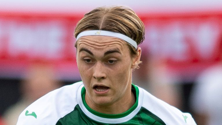 Elias Melkerson is yet to score a league goal for Hibs