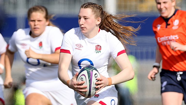 Scotland v England - TikTok Women's Six Nations - DAM Health Stadium
England's Emma Sing in action during the TikTok Women's Six Nations match at the DAM Health Stadium, Edinburgh. Picture date: Saturday March 26, 2022.