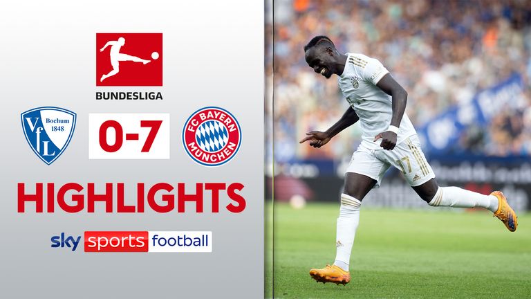 Highlights of Bochum against Bayern Munich in the Bundesliga.