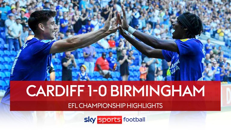 Highlights of Cardiff City against Birmingham City in the Championship.
