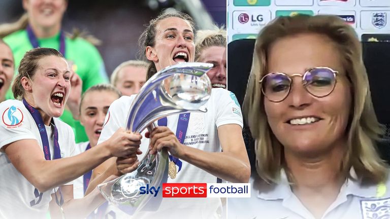After naming her first squad since winning Euro 2022, England manager Sarina Wiegman has been full of praise for the retiring pair of Jill Scott and Ellen White.