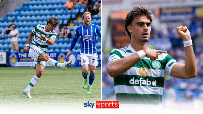 Jota scored a stunning long shot to give Celtic a 2-0 lead over Kilmarnock in the Scottish Premiership.