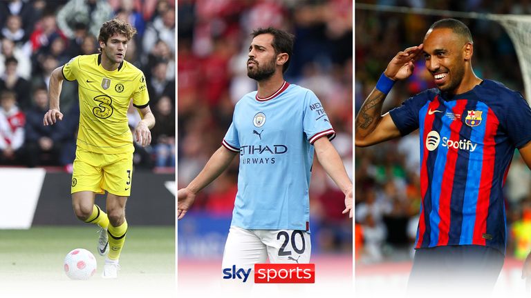 Chelsea defender Marcos Alonso is holding talks with Barcelona while Manchester City midfielder Bernardo Silva could also join the club. But Pierre-Emerick Aubameyang might be moving on from the Nou Camp.