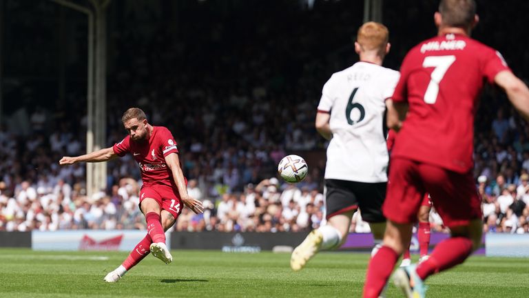 Jordan Henderson came within inches of winning it