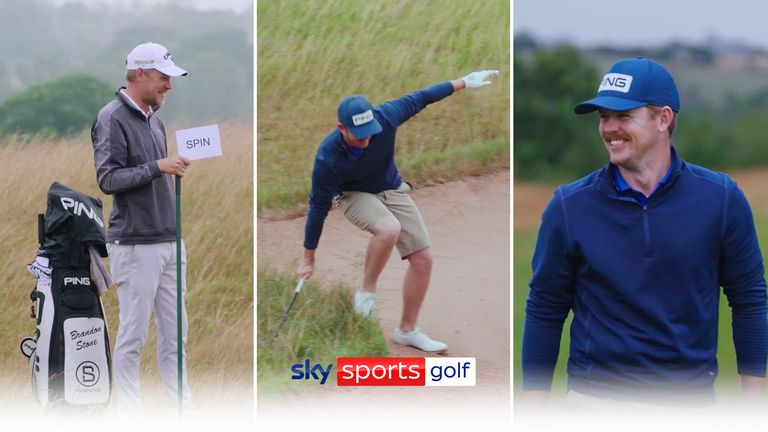 Brandon Stone and Jeff Winther take on the 465-yard par four first hole at the famed Celtic Manor Resort. Armed with three joker cards, this task is about strategy as well as skill!