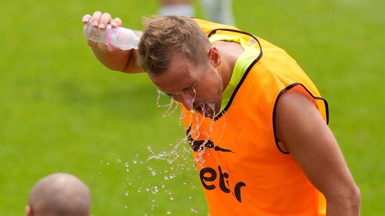 Kane was part of Antonio Conte's gruelling pre-season